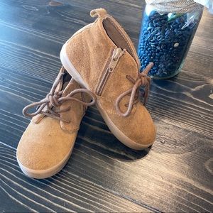 Tan Suede Dress Shoes/Boots